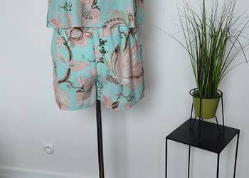 Letni, miętowy kombinezon H & M r. 38