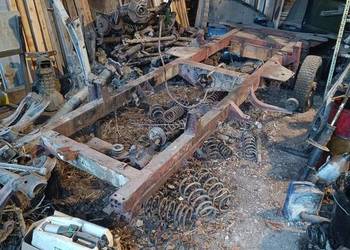Rama Aro muscel M461 z mostem, resorami, kolumną kierowniczą