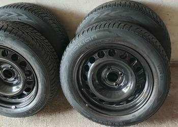 Koła zimowe 16" 4x108 – Nokian WR D4 195/60 R16 + felgi stalowe