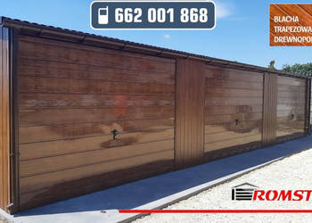 Garaż Blaszany DREWNOPODOBNY 10x6m - Hala , Magazyn -Romstal A33v8
