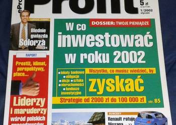 Profit. Nr 1 /2002 Biznes, ekonomia.