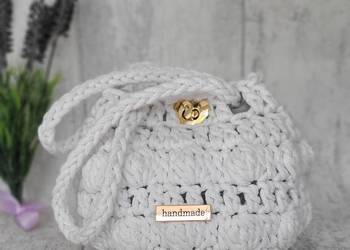 Torebka woreczek że sznurka bawełnianego