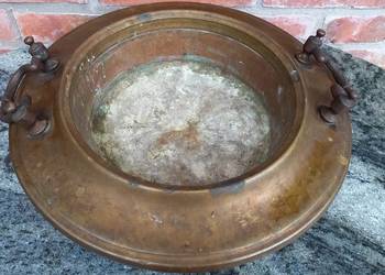 Mosiężna misa z uchwytami Donica (797)