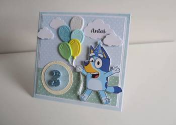 Personalizowana kartka urodinowa Bluey