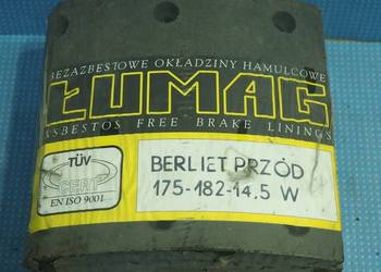Okładziny hamulcowe 175-182-14.5W