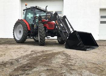 MASSEY FERGUSON 4245  – ŁADOWACZ CZOŁOWY, KABINA Z KLIMĄ, ZAWIESZENIE OSI