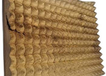 Drewniana dekoracja ścienna Panel Strukturalny naturalne drewno