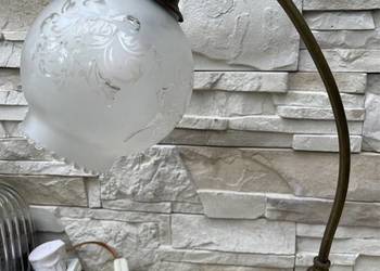 Antyk lampka z brązu XIX w ruchoma i sprawna