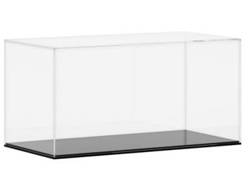 PUDEŁKO EKSPONICJYJNE PRZEZROCZYSTE AKRYLOWE 24X12X11 KOLEKCJONERSKIE OCHR…