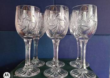 Kryształowe kieliszki do np.wina o poj.115ml