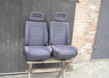 Fotele Para Czarne Audi 80 B4 Kubełki Pół kubełki Sport Edition Competition