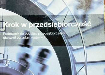 Krok w przedsiębiorczość podręcznik używane książki matura ponadgimnazjalne