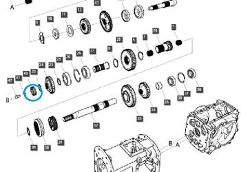 Dystans czujnika obrotów TRG288 / LS Tractor / 40413920