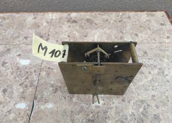 M107 Mechanizm starego zegara pełna płyta Carl Werner niekompletny