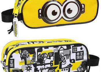 Piórnik 2 Przegrody Minionki Minions Saszetka