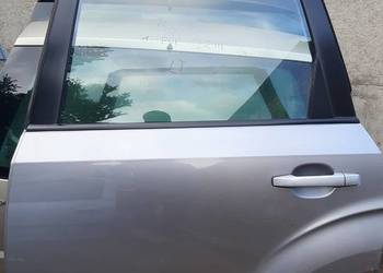 drzwi lewy tył Subaru Forester III lewe tylne kompletne srebrne