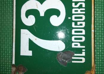 tablica emaliowana ulica