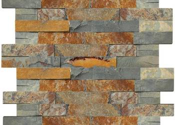 Panele ścienne 10x36 łupek Multicolor elewacje