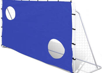 Bramka do piłki nożnej z panelem do celowania 240x92x150 cm WM-90573
