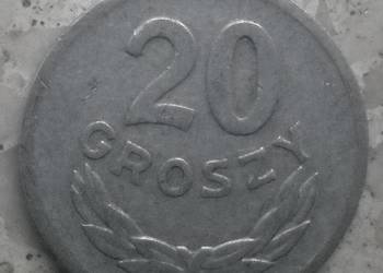 POLSKA-20 GROSZY-1969 r-AL-