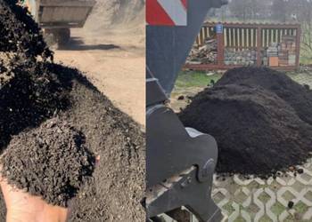 CZYSTA ZIEMIA OGRODOWA Czarnoziem Na trawnik podniesienie terenu Tanio