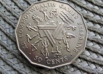 Australia 50 Cent 1982r - XII Igrzyska Wspólnoty Naroów