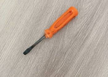 Śrubokręt płaski mały śrubokręcik 7 cm PRL