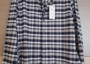 Nowa koszula męska szara krata roz L