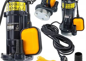 Pompa do wody czystej brudnej z pływakiem zatapialna 750w 6000 l/h 1"