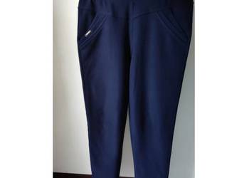 eleganckie luksusowe spodnie wizytowe cygaretki zwężane