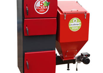 Kocioł c.o. na ekogroszek kotły z podajnikiem piece 5 klasy 35 kW Kocioł c.o. na ekogroszek kotły z podajnikiem piece 5 klasy 35 kW