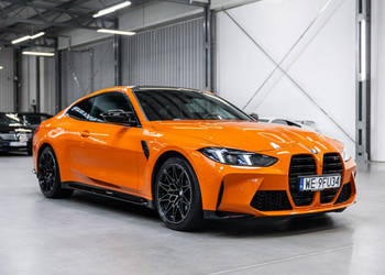 BMW M4 Competition Individual Fire Orange. Ceramika. Karbonowe fotele. G82