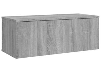 Szafka pod telewizor szary dąb sonoma 80x34x30 cm WM-815499