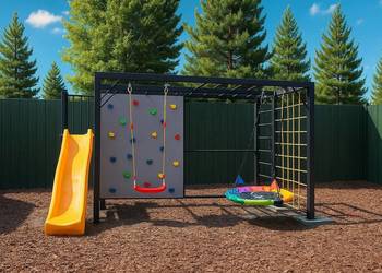 Plac zabaw dla dzieci - metalowa konstrukcja