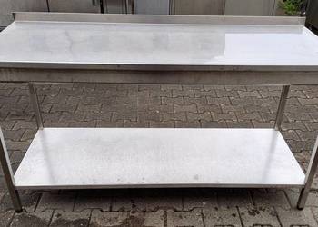 STÓŁ GASTRONOMICZNY Z PÓŁKĄ - 160/60/85 CM - M.1791.N