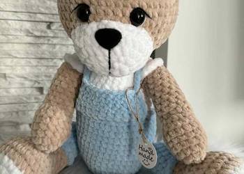 Miś handmade na szydełku rękodzieło