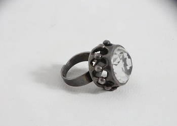 Erik Granit – Unikatowy Srebrny Pierścionek Modernistyczny, Finlandia