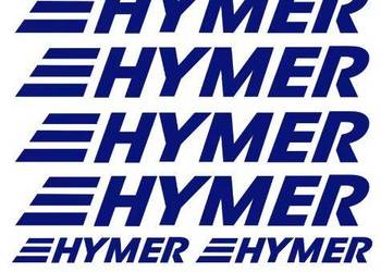 Naklejka na kampera HYMER 10szt 30cm x 4,4cm