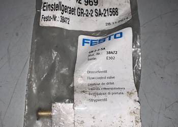 Festo  GR-2-2-SA 38472 flow control valve