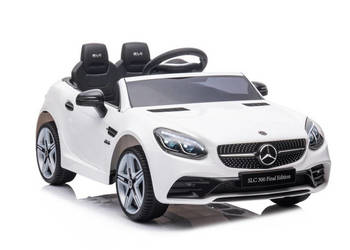 Autko na akumulator MERCEDES SLC samochód auto jeździk pojazd biały