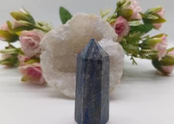 Kolekcjonerski naturalny Lapis Lazuli stojący stożek 55mm #76