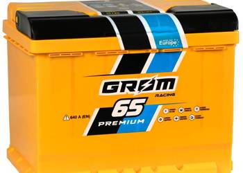 Akumulator 65Ah 640A EN Grom Racing PRAWY PLUS