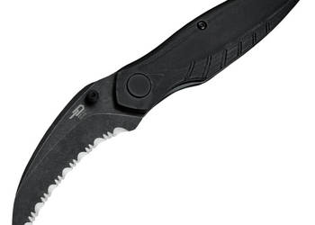 Nóż składany Bestech Mantidae Black Micarta, Black Stonewashed F/S 14C28N…