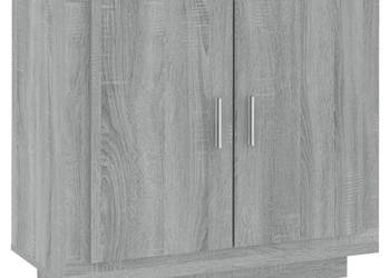 Szafka szary dąb sonoma 80x40x75 cm materiał drewnopochodny WM-817235