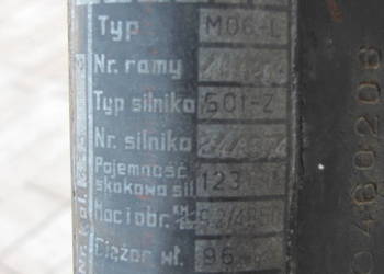 Rama Wsk 125 1964r wahacz