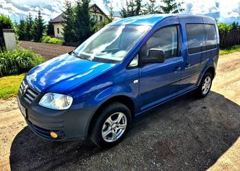Vw Caddy Life  1.6MPI 102KM 7 osobowy Klimatyzacja Alufegi