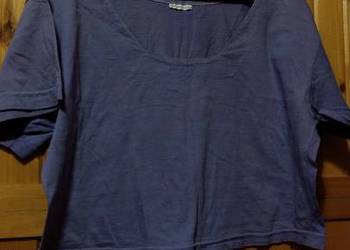 Fioletowy crop top M L XL wysyłka