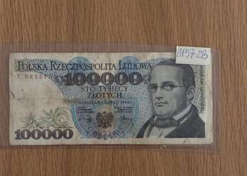 Bannot 100000 zl 1990