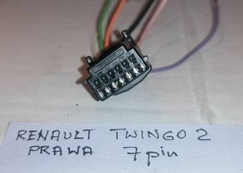 wtyczka lusterko prawe 7pin Renault Twingo 2 Clio 3