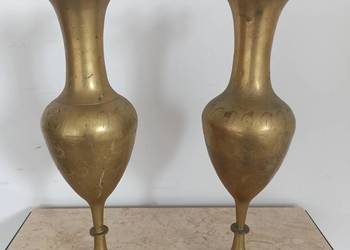 wazon y 2 ozdobne z mosiądzu